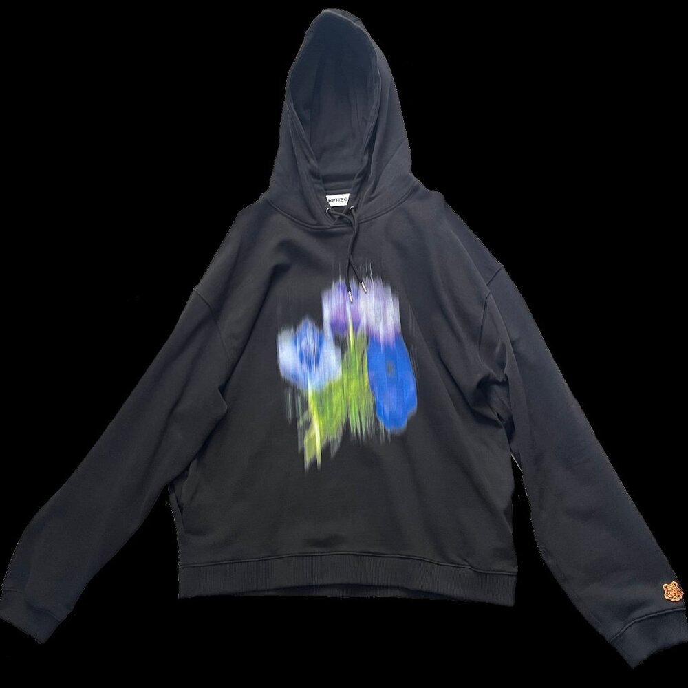 Kenzo Blur Flower Graphic Hoodie